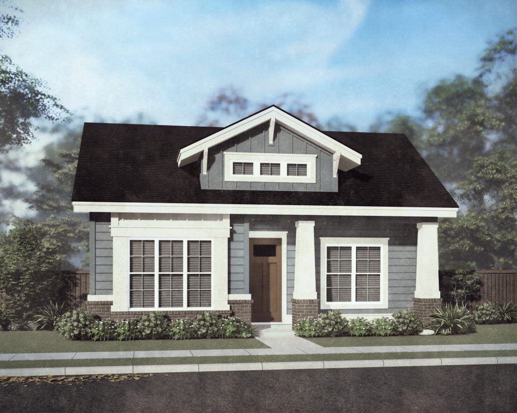 Elevation B - Black Forest - Single Story House Plans in Meridian ID